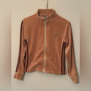 Hale Bob Velour Track Jacket Full Zip Small